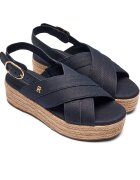 Tommy Hilfiger Sandale cu adaos de piele