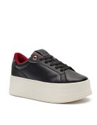 Tommy Hilfiger Sneakers cu adaos de piele