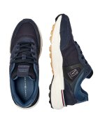 Tommy Hilfiger Sneakers M RUNNER X VENTILE MIX | piele întoarsă
