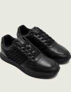 Tommy Hilfiger Teniși din piele Elevated Th Mono Mix Runner | piele întoarsă
