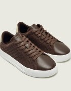 Tommy Hilfiger Teniși din piele TH Court Lth Mix Monogram | piele întoarsă