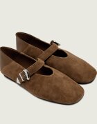 Tommy Jeans Balerini Mary Jane | piele întoarsă