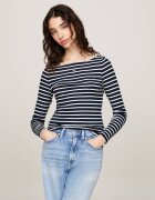 Tommy Jeans Bluză BRETON | Slim Fit