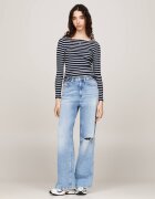 Tommy Jeans Bluză BRETON | Slim Fit