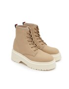 Tommy Jeans Botine cu adaos de piele