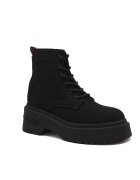 Tommy Jeans Botine cu adaos de piele