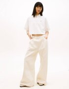Tommy Jeans Cămașă | Cropped Fit | cu adaos de in