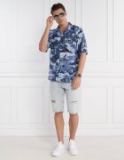 Tommy Jeans Cămașă HAWAIIAN CAMP | Relaxed fit | cu adaos de in