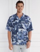 Tommy Jeans Cămașă HAWAIIAN CAMP | Relaxed fit | cu adaos de in