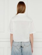 Tommy Jeans Cămașă | Loose fit | cu adaos de in