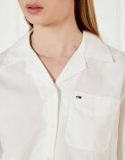 Tommy Jeans Cămașă | Loose fit | cu adaos de in