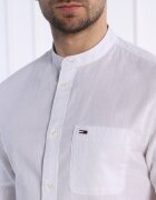 Tommy Jeans Cămașă MAO LINEN BLEND | Regular Fit | cu adaos de in