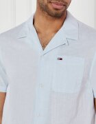 Tommy Jeans Cămașă | Regular Fit | cu adaos de in