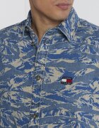Tommy Jeans Cămașă TIGER CAMO | Regular Fit | denim