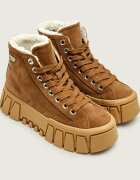 Tommy Jeans Căptușite sneakers | piele întoarsă | shearling