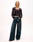 Tommy Jeans Cardigan FAIRISLE | Cropped Fit cu adaos de lână