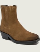 Tommy Jeans Cizme cowboy | piele întoarsă