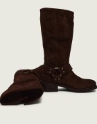 Tommy Jeans Cizme de echitație | piele întoarsă