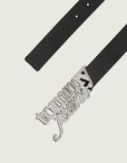 Tommy Jeans Curea de piele SCRIPT BOLD 3.0