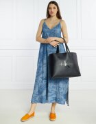 Tommy Jeans De blugi rochie LASER CHAMBRAY