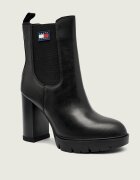 Tommy Jeans De piele botine cu toc