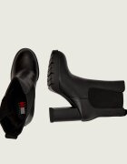 Tommy Jeans De piele botine cu toc