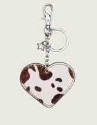 Tommy Jeans De piele breloc COW HEART