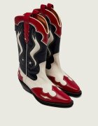 Tommy Jeans De piele cizme cowboy ARCHIVE