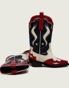 Tommy Jeans De piele cizme cowboy ARCHIVE