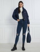 Tommy Jeans De puf geacă 2 în 1 BADGE CROP VEST DOWN PUFFER | Cropped Fit