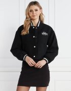Tommy Jeans Geacă bomber TJW CRP WOOL VARSITY | Cropped Fit cu adaos de lână