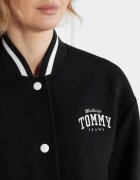 Tommy Jeans Geacă bomber TJW CRP WOOL VARSITY | Cropped Fit cu adaos de lână