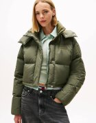 Tommy Jeans Geacă de puf ALASKA GRID | Cropped Fit