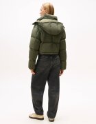 Tommy Jeans Geacă de puf ALASKA GRID | Cropped Fit