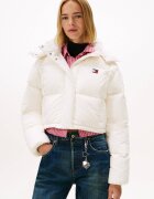 Tommy Jeans Geacă de puf ALASKA GRID | Cropped Fit