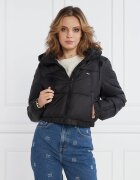 Tommy Jeans Geacă TJW CRP HOODED PUFFER | Cropped Fit