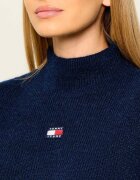 Tommy Jeans Guler înalt Badge | Relaxed fit cu adaos de lână
