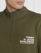 Tommy Jeans Hanorac ENTRY GRAPHIC HALF-ZIP | Regular Fit