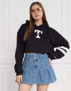 Tommy Jeans Hanorac TJW SP CRP LETTERMAN FLAG HOODIE | Cropped Fit