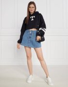Tommy Jeans Hanorac TJW SP CRP LETTERMAN FLAG HOODIE | Cropped Fit