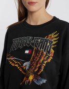 Tommy Jeans Hanorac VINTAGE EAGLE CREW | Relaxed fit
