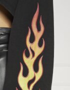 Tommy Jeans Hanorac VINTAGE FLAME HOODIE | Cropped Fit