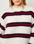 Tommy Jeans Pulover | Loose fit cu adaos de lână