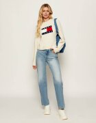 Tommy Jeans Pulover | Loose fit cu adaos de lână