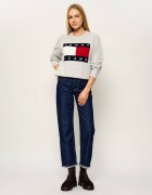 Tommy Jeans Pulover | Relaxed fit cu adaos de lână