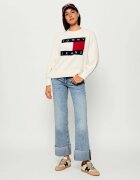 Tommy Jeans Pulover | Relaxed fit cu adaos de lână