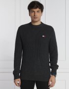 Tommy Jeans Pulover TONAL XS BADGE | Regular Fit