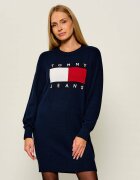 Tommy Jeans Rochie cu adaos de lână