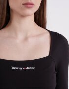 Tommy Jeans Rochie TJW SERIF LINEAR LS BODYCON