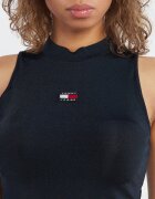 Tommy Jeans Top BADGE HIGH NECK TANK | Cropped Fit
